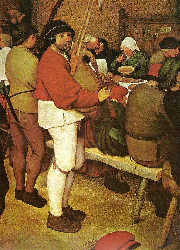 detalj fran bondbrollopet, Pieter Bruegel